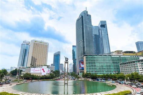 Jakarta City Center Cityscape with Traffic in Indonesia Editorial Stock ...