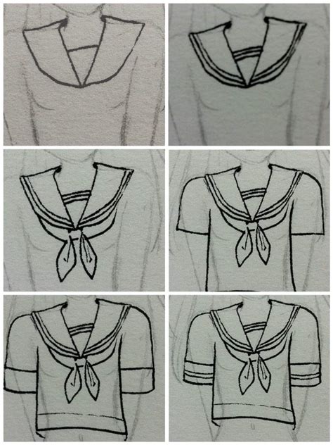 Let's draw Sailor School Uniforms | Anime Amino