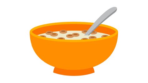 Image result for bowl of cereal clipart | Bowl of cereal, Breakfast ...