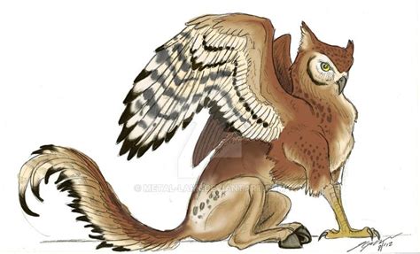 Kula the Owl Hippogriff by https://metal-lark.deviantart.com on @DeviantArt | Mythical creatures ...