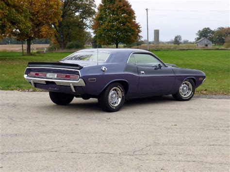 1970 Dodge Challenger T/A 340 Six-Pack Plum Crazy Purple Pistol Grip 4 ...