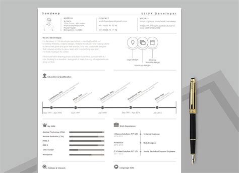 Best Timeline CV Resume Template Free in 2024 - ResumeKraft