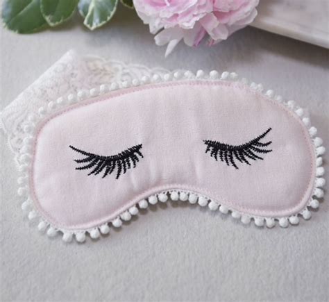 Style Me Pretty Pink Sleep Mask in 2021 | Cute sleep mask, Diy sleep mask, Sleep mask