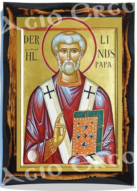 Saint Linus Pope Bishops of Rome Catholic Christian Icon on | Etsy