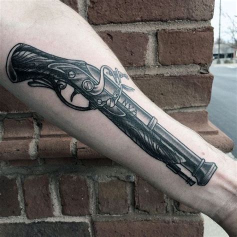 flintlock pistol tattoo design - wallpaperhdcarapple