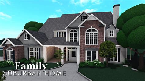 Bloxburg: Family Suburban Home (part-1) | House Build| Roleplay Home ...