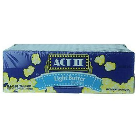 Product Of Act Ii, Popcorn Light Butter , Count 18 (2.75 oz) - Popcorn ...