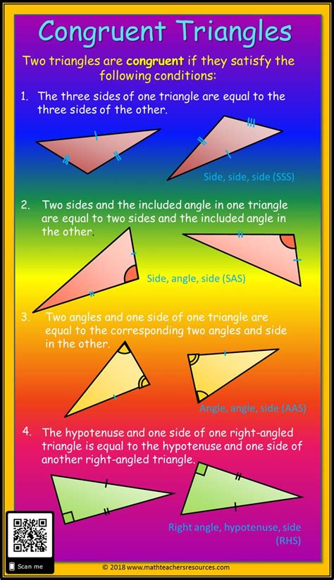 Congruent Triangles | Proving triangles congruent, Triangle rules, Worksheet template