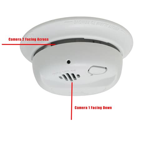 Dual Camera Smoke Detector Hidden Camera w/ WiFi Remote View - SpyAssociates.com