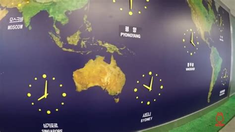 This world map in Pyongyang Airport. : r/MapsWithoutNZ