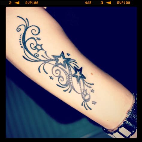 Forearm tattoo, stars | Forearm tattoos, Star tattoos, Forearm tattoo