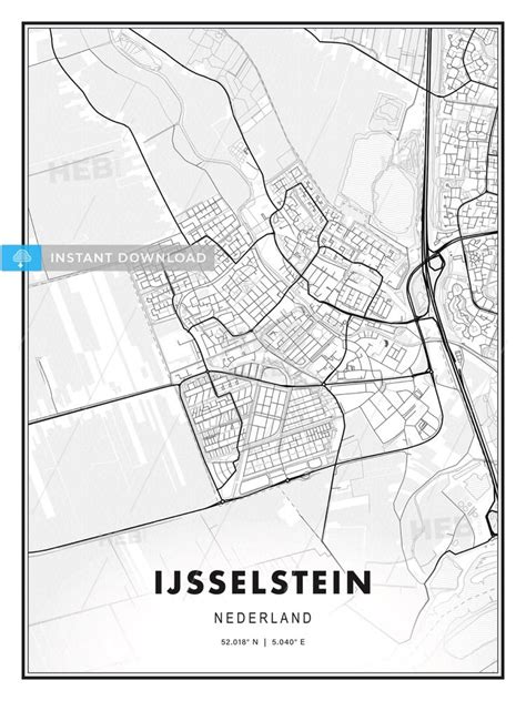 IJsselstein, Netherlands, Modern Print Template in Various Formats ...