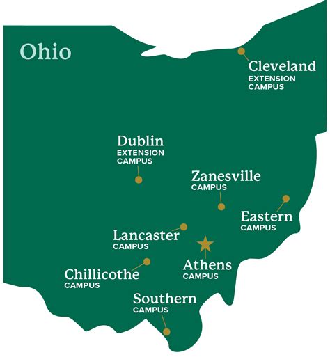 Ohio State University Zip Code Map - United States Map