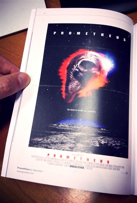 PROMETHEUS movie poster - signalstarr