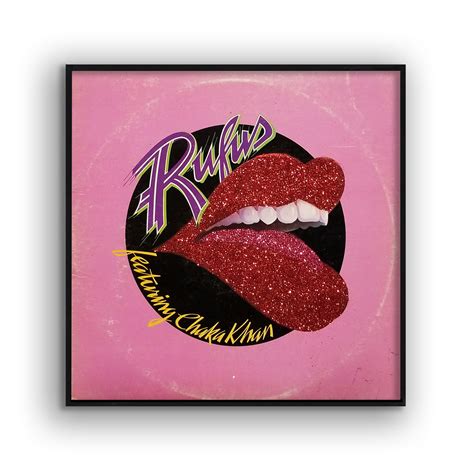 Glittered Vintage Rufus Featuring Chaka Khan Album Cover 1975 - Etsy