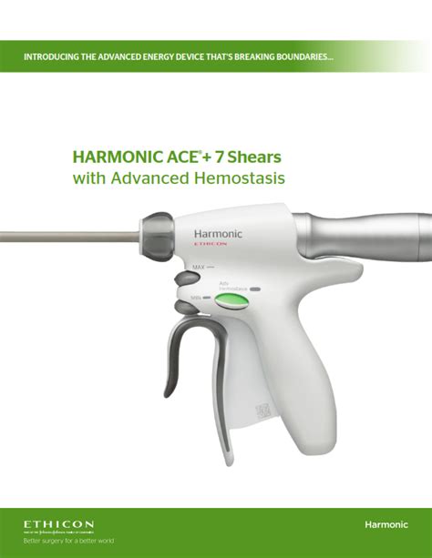 HARMONIC ACE®+7 Shears with Advanced Hemostasis - Surgimedex.in