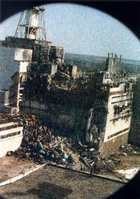 First ever photograph taken after Chernobyl disaster. Radiation is ...