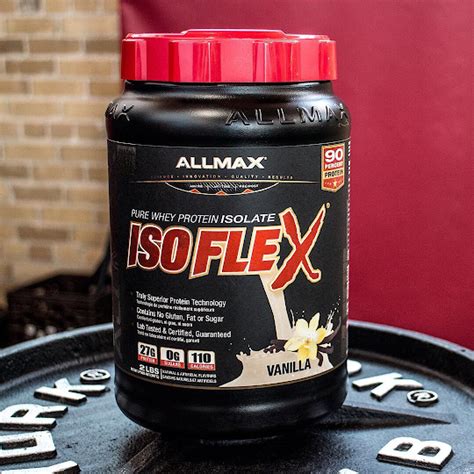 ALLMAX ISOFLEX whey protein isolate post workout helps with recovery ...