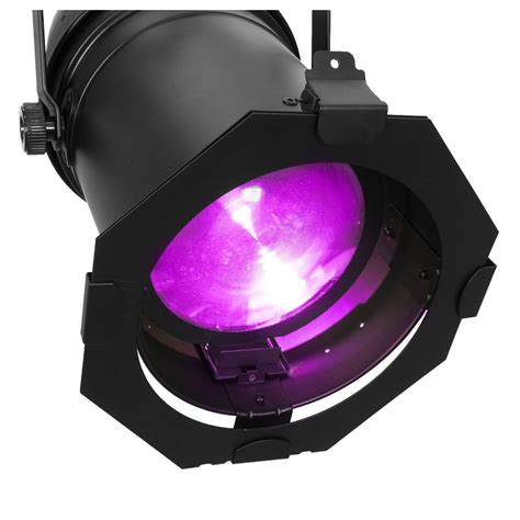 Eurolite PAR-64 LED COB RGBW Spotlight, Black at Gear4music