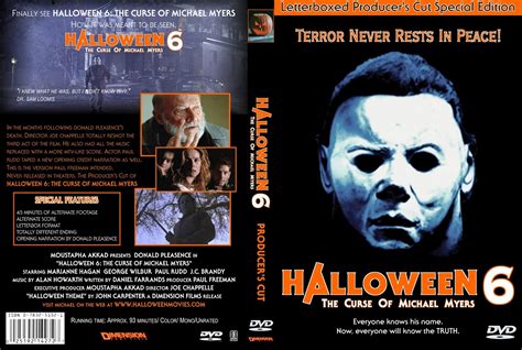 The Horrors of Halloween: HALLOWEEN 6 THE CURSE OF MICHAEL MYERS (1995) VHS, DVD and Blu-ray Covers