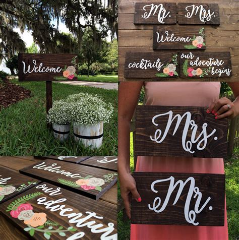 28 Awesome DIY Wedding Signs That Are in Style - ChicWedd