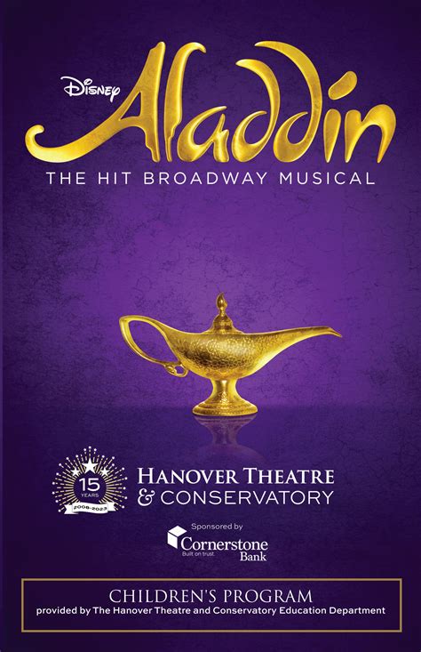 Children's Program | Aladdin | The Hanover Theatre's 2022-2023 Broadway ...