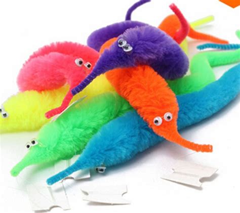 Magic Toy Fuzzy Worm Trick Twisty Plush Wiggle Stuffed Animals Kids Gift 23cm | Worms kids ...