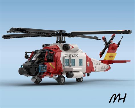 LEGO MOC Coast Guard Jayhawk Rescue Helicopter by model hangar ...