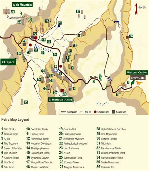 Maps of Petra | Maps – Map of Subway, Metro Map, Map of Europe, Map of The World, Map of Africa ...