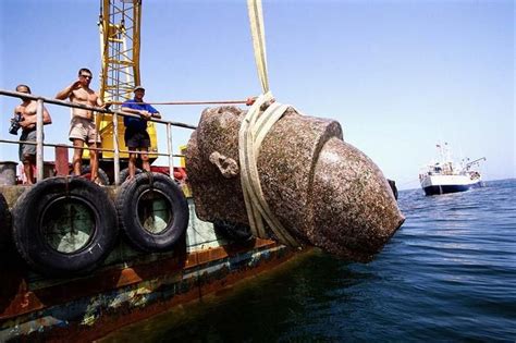 Underwater 6thC BC ••Lost city of Heracleion•• discovered in Egypt 2013 ...