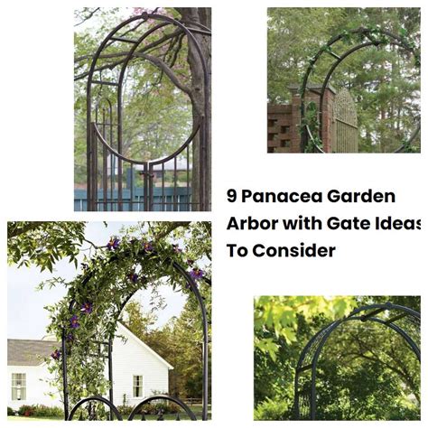 9 Panacea Garden Arbor with Gate Ideas To Consider | SharonSable