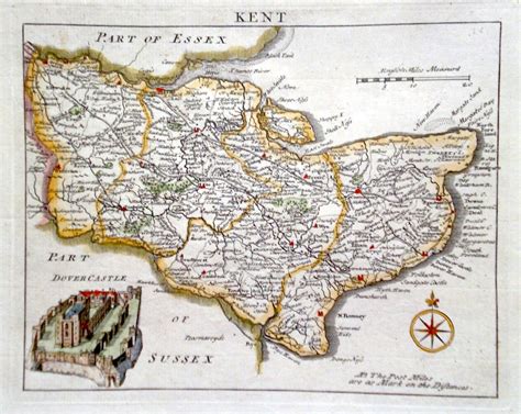 Antique Maps of Kent