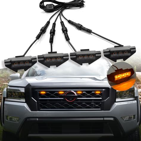 Grill Lights for 2022 2023 2024 Nissan Frontier Rapto r Lights LED ...