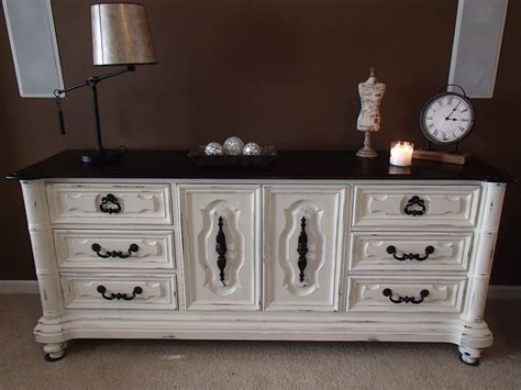 New Again: Old White Dresser