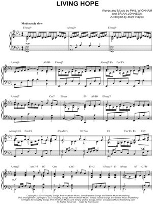 "Living Hope" Sheet Music - 30 Arrangements Available Instantly - Musicnotes