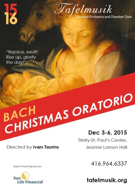 Tafelmusik presents Bach Christmas Oratorio