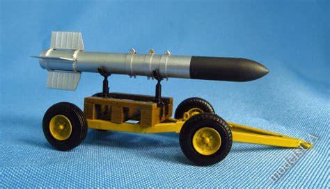 modelsUA > RESIN & 3D PRINTED 1:48 > Tiny Tim Rocket with trailer 1/48 ...