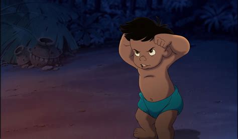 Image - Ranjan is showing Mowgli to fight Shere Khan the Tiger.jpg ...