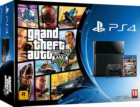 Sony Playstation 4 (PS4) 500GB & GTA V - Skroutz.gr