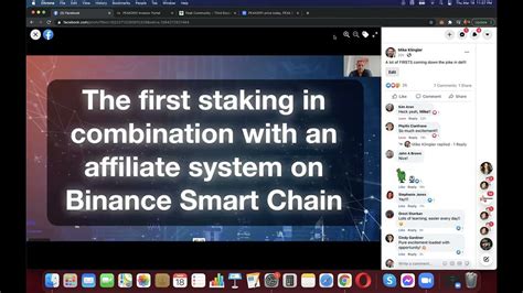 the first stalking in combination with an affiate system on binance ...