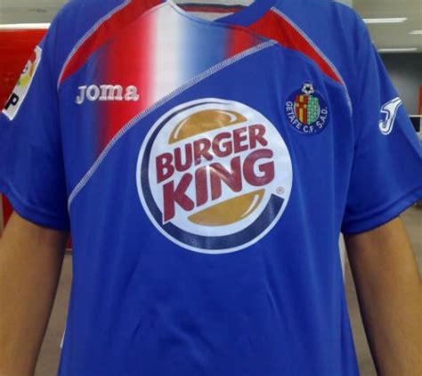 Dave's Cupboard: Burger King Sponsors Getafe CF, Awesome Shirts Ensue