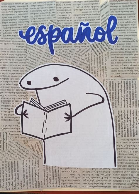 Portada español flork | Pegatina de libro, Hacer portadas de libros, Portadas