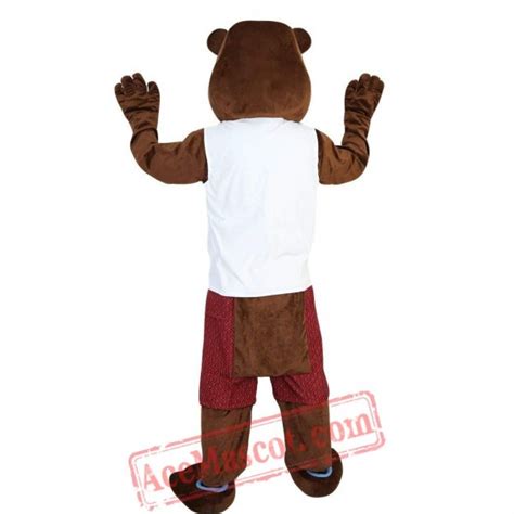 Castor Fiber Beaver Mascot Costume for Adult