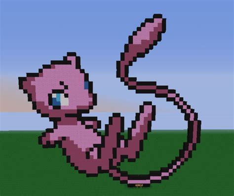 PixelArt - Mew::.. by xChesirex on DeviantArt