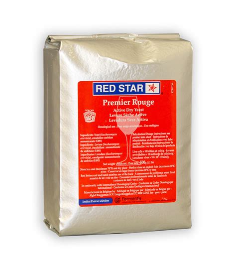 Red Star Premier Rouge Wine Yeast 500g Brick