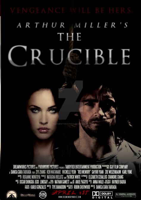 The Crucible Movie Poster by 4thElementGraphics on DeviantArt