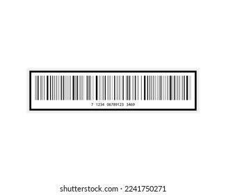 Fake Barcode Label Vector Template Ean-13 Stock Vector (Royalty Free) 2241750271 | Shutterstock