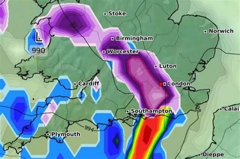 Sussex weather: Updated maps show exact time snow is set to fall this ...