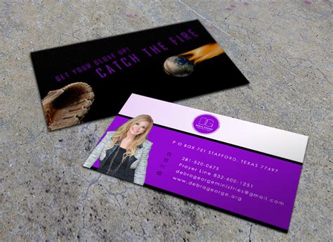 Ministry Business Card Design for Debra George Ministries by Eggo May P | Design #3866776