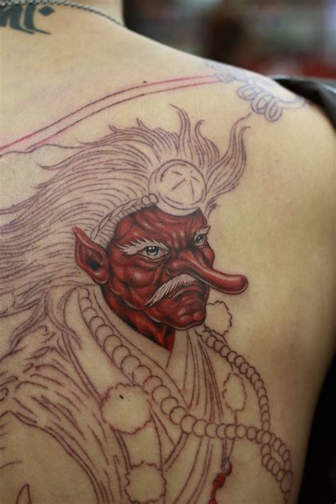 Tengu tattoo | ping's tattoo | Flickr